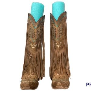 *SOLD* Corral Fringe Boots